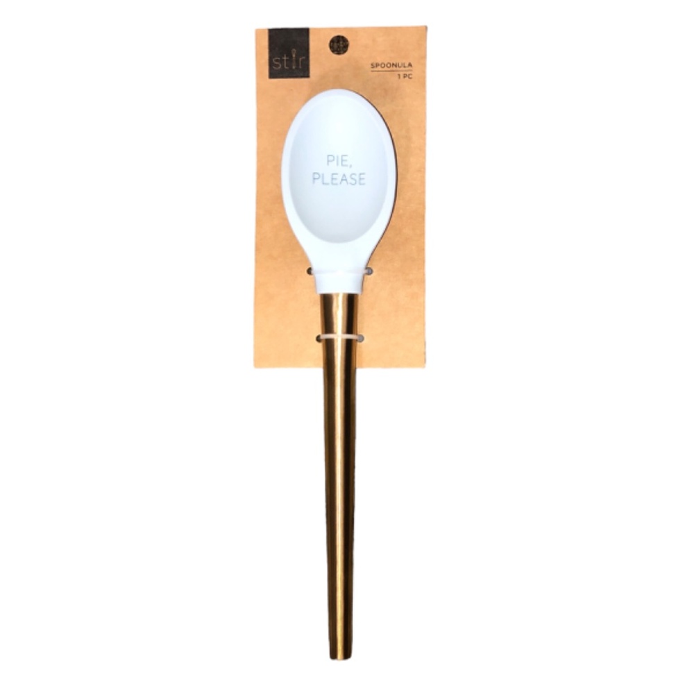 Gold Handled Spoon PIE, PLEASE